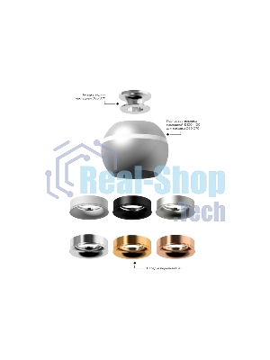 Корпус светильника C1103 SSL серебро песок D100*H80mm MR16 GU5.3 LED 3W 4200K