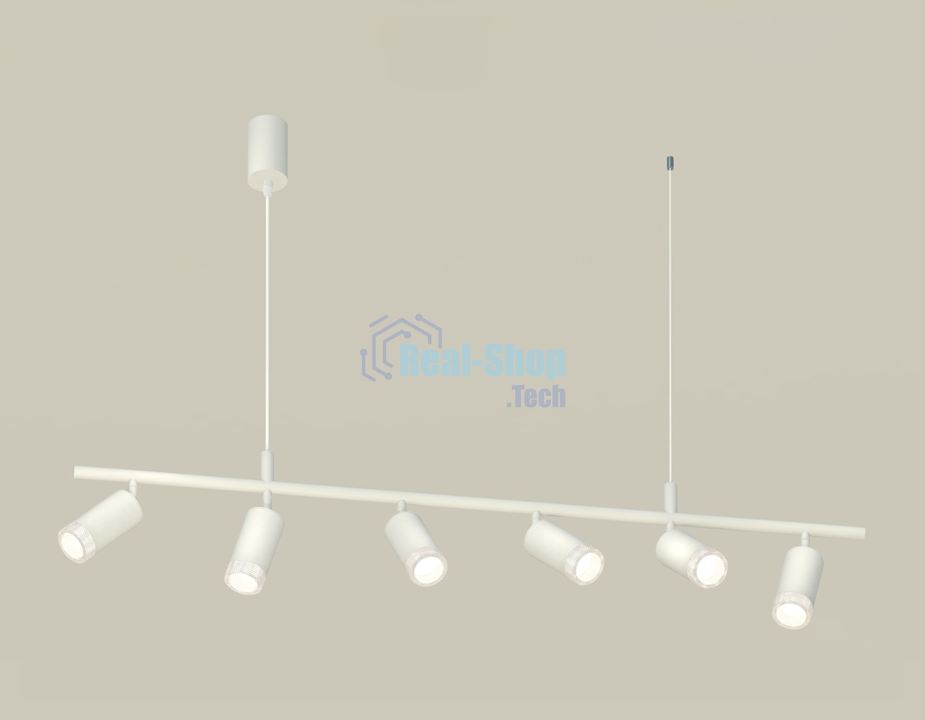 Светильник Ambrella light XB9005350/6 SWH/CL белый песок/прозрачный MR16 GU5.3 (С9005, С6322, N6150)
