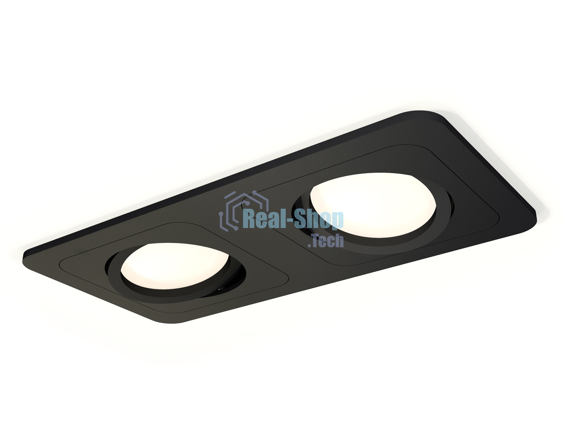 Комплект встраиваемого светильника Ambrella light XC7906010 SBK черный песок MR16 GU5.3 (C7906, N7711)