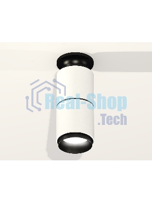 Светильник Ambrella Light XS6301221 SWH/PBK белый песок/черный полированный MR16 GU5.3 (N6902, C6301, A2061, N6121)