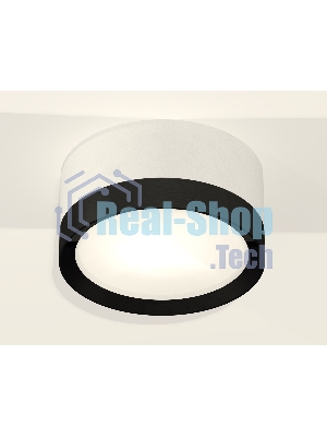 Светильник Ambrella Light XS8101002 SWH/PBK белый песок/черный полированный GX53 (C8101, N8113)
