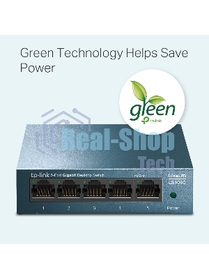 Коммутатор TP-Link 5 ports Giga Unmanagement switch, 5 10/100/1000Mbps RJ-45 ports