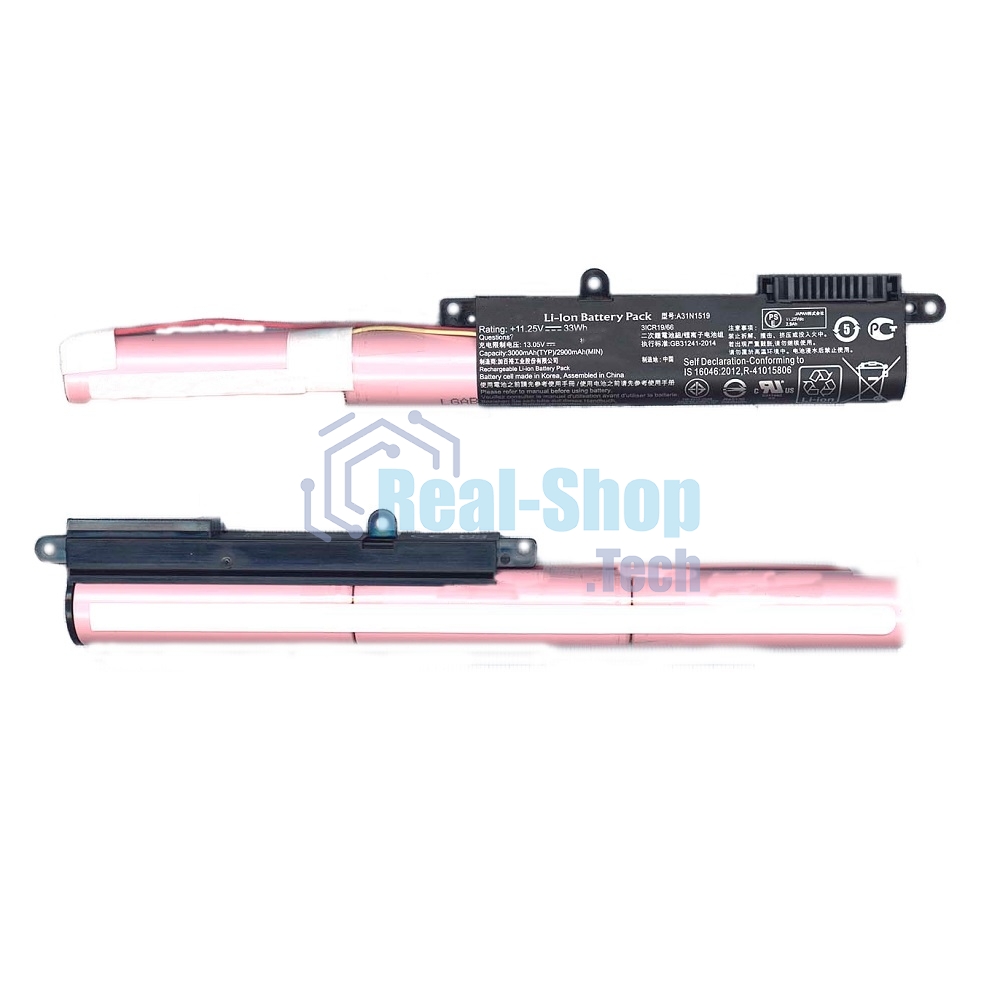 Аккумуляторная батарея для ноутбука Asus X540LA 10.8-11.25V 33-36Wh черный