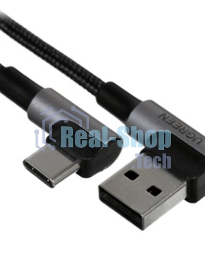 Кабель USB-A to Type-C, silica gel, 1м, 3A, 18W (gren)