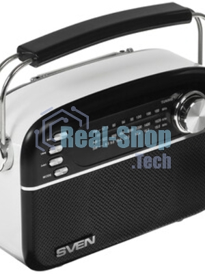 Радиоприемник SVEN SRP-505 (4 Вт, FM/AM/SW, USB, SD/microSD, Bluetooth, 1200 мА·ч)черный