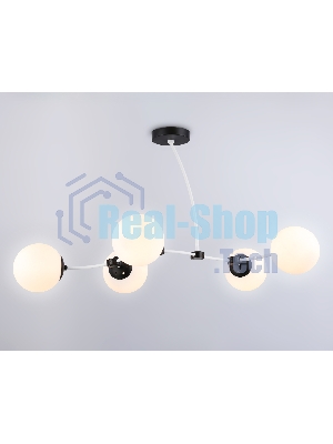 Светитльник Ambrella Light TR2546/5 WH/BK белый/черный E27/5 max 60W 950*600*450