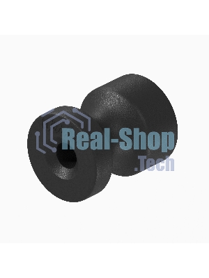 Изоляторы Werkel Vintage 100 шт (черный матовый) W6433408
