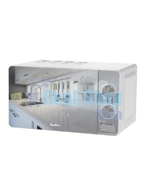 Микроволновая печь Tesler MM-2002 зеркальный/черный, 20 л, 700 Вт, переключатели - поворотный механизм