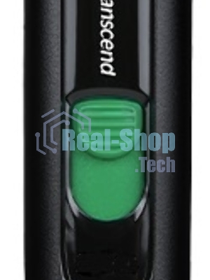 Флешка USB Transcend JetFlash 790C (TS128GJF790C), 128Gb, USB 3.2, R/W 90/60, черный/зеленый