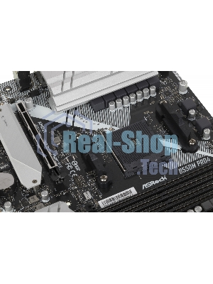 Материнская плата ASRock B550M Pro4, AM4, AMD B550, 4xDDR4, 6xSATA, 2xM.2, 1xPCI-E 3.0 x16, 1xPCI-E 4.0 x16, 1xDisplayPort, 1xHDMI, 1xVGA, 1x 1Gb LAN, 3x3.5 мм, 7.1, Micro-ATX