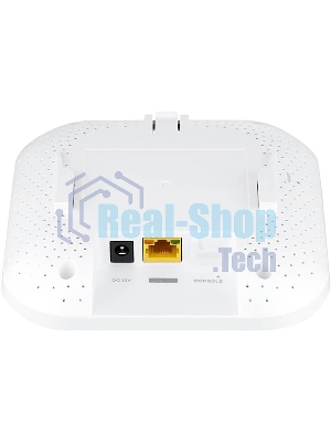Гибридная точка доступа Zyxel NebulaFlex NWA50AX, WiFi 6, 802.11a/b/g/n/ac/ax (2,4 и 5 ГГц), MU-MIMO, антенны 2x2, до 575+1200 Мбит/с, 1xLAN GE, PoE, без поддержки Captive portal и WPA-Enterprise, защ