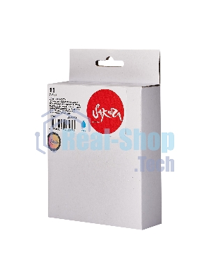 Картридж струйный Sakura C4836A (№11 Cyan) для HP, голубой, 29 мл., 2350 к.
