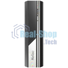 Внешний SSD Netac ZX10, 1TB, USB 3.2 Gen 2 Type-C, R/W 1050/1050, черный