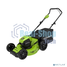 Газонокосилка аккумуляторная GreenWorks GD40LM46HPk4, 40 В, 4 Ач