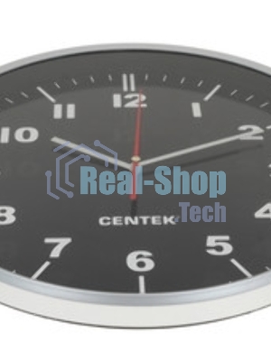 Часы настенные Centek СТ-7100 черный
