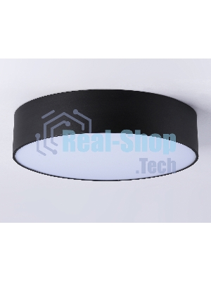 Потолочный светодиодный светильник Ambrella light FV5526 BK черный LED 35W 4200K D300*58 (Без ПДУ)