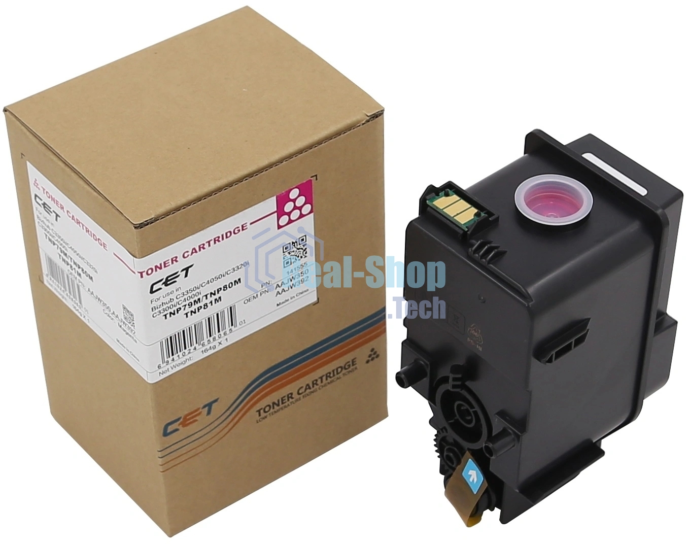 Картридж лазерный (CPT) для Konica Minolta Bizhub C3350i CET Magenta, (EUR/AP), 164г, CET141555