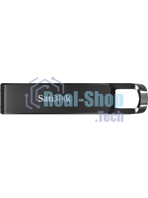 Флешка USB Sandisk CZ460 Ultra (SDCZ460-128G-G46), 128Gb, USB Type-C, R/W 150/30, черный
