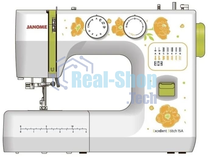 Швейная машина Janome Excellent Stitch 15A белый