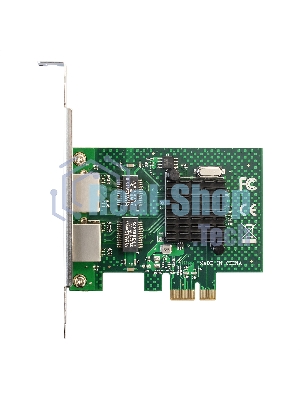 Сетевой адаптер ExeGate EXE-BCM5720 (PCI-E x1 v2.0, порты 2xRJ45, 10/100/1000Mbps, Gigabit Chipset Broadcom BCM5720)