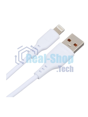 Кабель GoPower USB (M)-LIGHTNING (M) 1M 00-00018567 белый