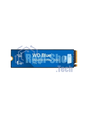 Накопитель SSD Western Digital WD Blue SN5000, 1Tb, PCIe 4.0 x4, M.2 2280, NVMe, R/W 5150/4900