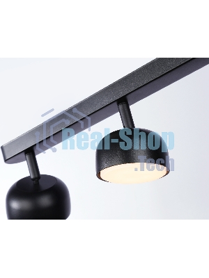 Светильник Ambrella light TN71018/3 BK черный GX53/3 max 12W 400*80*90