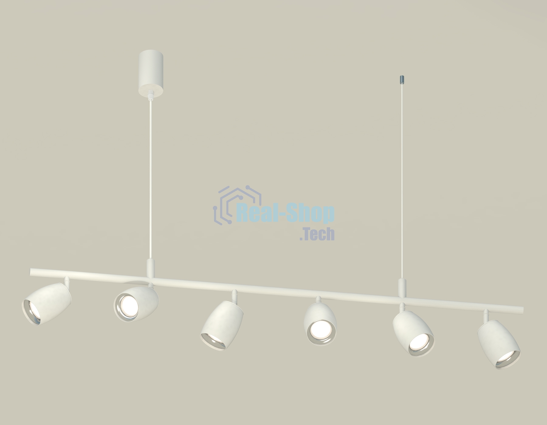 Светильник Ambrella light XB9005500/6 SWH/PSL белый песок/серебро полированное MR16 GU5.3 (С9005, С1122, N7012)