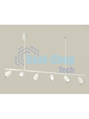Светильник Ambrella light XB9005500/6 SWH/PSL белый песок/серебро полированное MR16 GU5.3 (С9005, С1122, N7012)