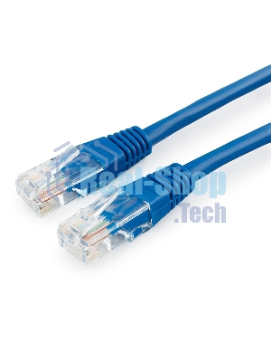 Патч-корд медный UTP Cablexpert PP10-3M/B cat.5e, 3м, литой, многожильный, синий