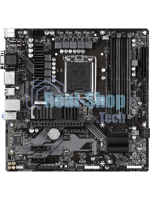 Материнская плата Gigabyte B760M DS3H DDR4, LGA 1700, Intel B760, 4xDDR4, 4xSATA, 2xM.2, 1xPCIe 4.0 x16, 2xPCIe x1, 1xHDMI, 1xDP, 1xVGA, 1x 2.5Gb LAN, 3xUSB-A 3.2 Gen 1, 1xUSB-C 3.2 Gen 2, 2xUSB-A 2.0, 3x3.5 мм, 7.1, mATX