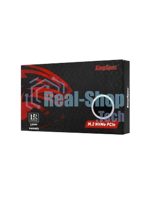 Накопитель SSD KingSpec NX-256, 256Gb, PCIe 3.0 x4, M.2 2280, NVMe, R/W 3400/3100