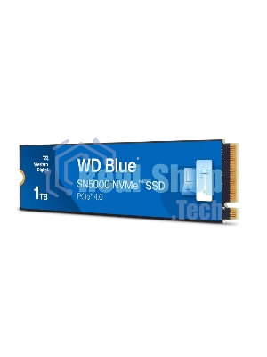 Накопитель SSD Western Digital WD Blue SN5000, 1Tb, PCIe 4.0 x4, M.2 2280, NVMe, R/W 5150/4900