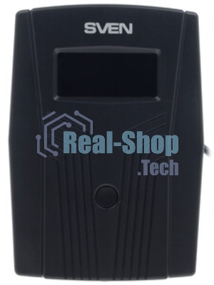 Источник бесперебойного питания SVEN Pro 650 650VA/390W LCD, USB, RJ-45 (2 EURO)