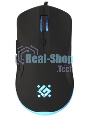 Мышь проводная Defender Arga GM-049 черный, 3600 dpi, USB, кнопки - 6