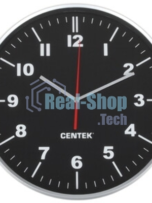 Часы настенные Centek СТ-7100 черный
