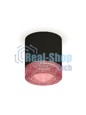 Светильник Ambrella Light XS7402012 SBK/PI черный песок/розовый MR16 GU5.3 (C7402, N7193)