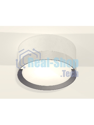 Светильник Ambrella Light XS8101003 SWH/PSL белый песок/серебро полированное GX53 (C8101, N8118)