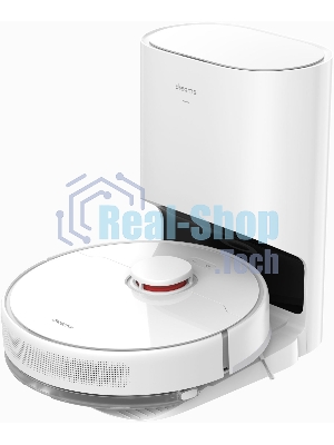 Робот-пылесос Dreame D10 Plus белый, 5200 мА·ч Li-Ion, уборка сухая/влажная, пылесборник контейнер 0.4 л