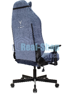 Кресло Knight N1 Fabric синий, ткань, 120 кг, механизм качания