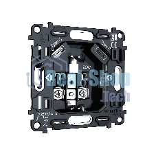 Механизм электрической розетки 2USB С+C 20W (быстрая зарядка) с/з на винтовых зажимах 16A-250V QUANT VM165