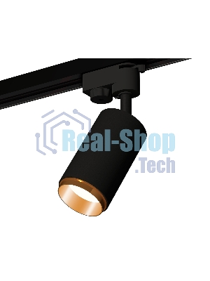 Светильник Ambrella light XT6323044 SBK/PYG черный песок/золото желтое полированное MR16 GU5.3 (A2521, C6323, N6124)