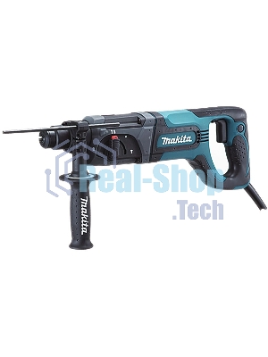 Перфоратор Makita HR2475 Перфоратор,SDS+, 780Вт,3реж,2.7Дж,0-4500у\м,3кг,чем,Д-образ