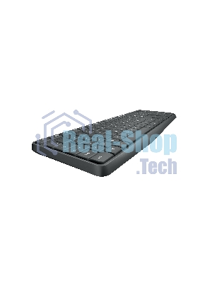 Комплект клавиатура+мышь Logitech MK235 беспроводной, USB, 1000 DPI, серый