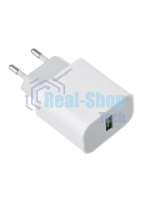 Сетевое зарядное устройство GoPower GPQC07 1USB 18W QC3.0 белый