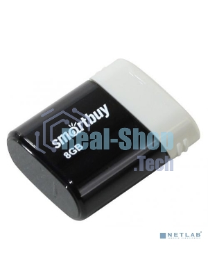 Флешка USB Smartbuy LARA black (SB8GBLara-K), 8Gb, USB 2.0, R/W 15/5, черный/белый