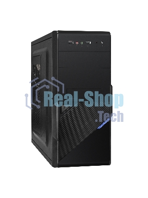 Компьютерный корпус Minitower ExeGate BA-201-UNS350 (mATX, БП UNS350 с вент. 12см, 2*USB, аудио, черный)