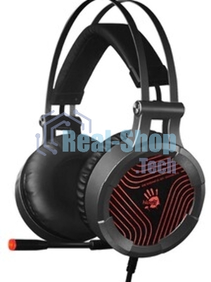 Гарнитура A4Tech Bloody G530 чёрный/серый, проводная, подсветка