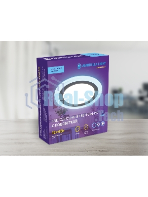 Встраиваемый cветодиодный светильник Ambrella light DCR365 12W+4W 4200K/6400K 85-265V D195*28