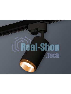 Светильник Ambrella light XT6323044 SBK/PYG черный песок/золото желтое полированное MR16 GU5.3 (A2521, C6323, N6124)